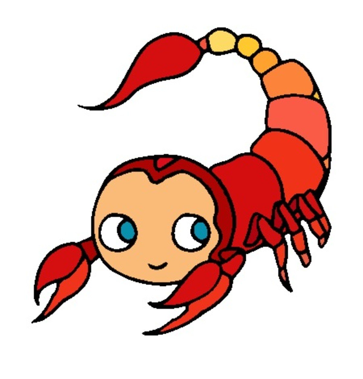 Сувенир из металла Скорпион