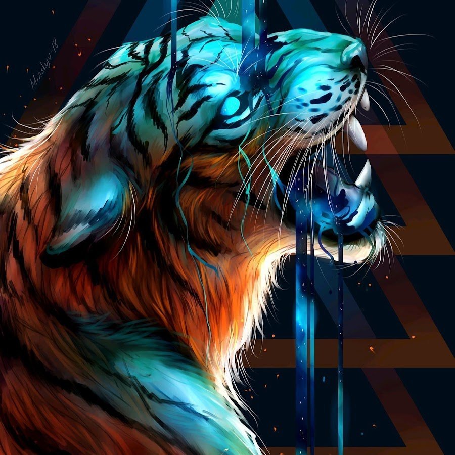 Огненный тигр картинки