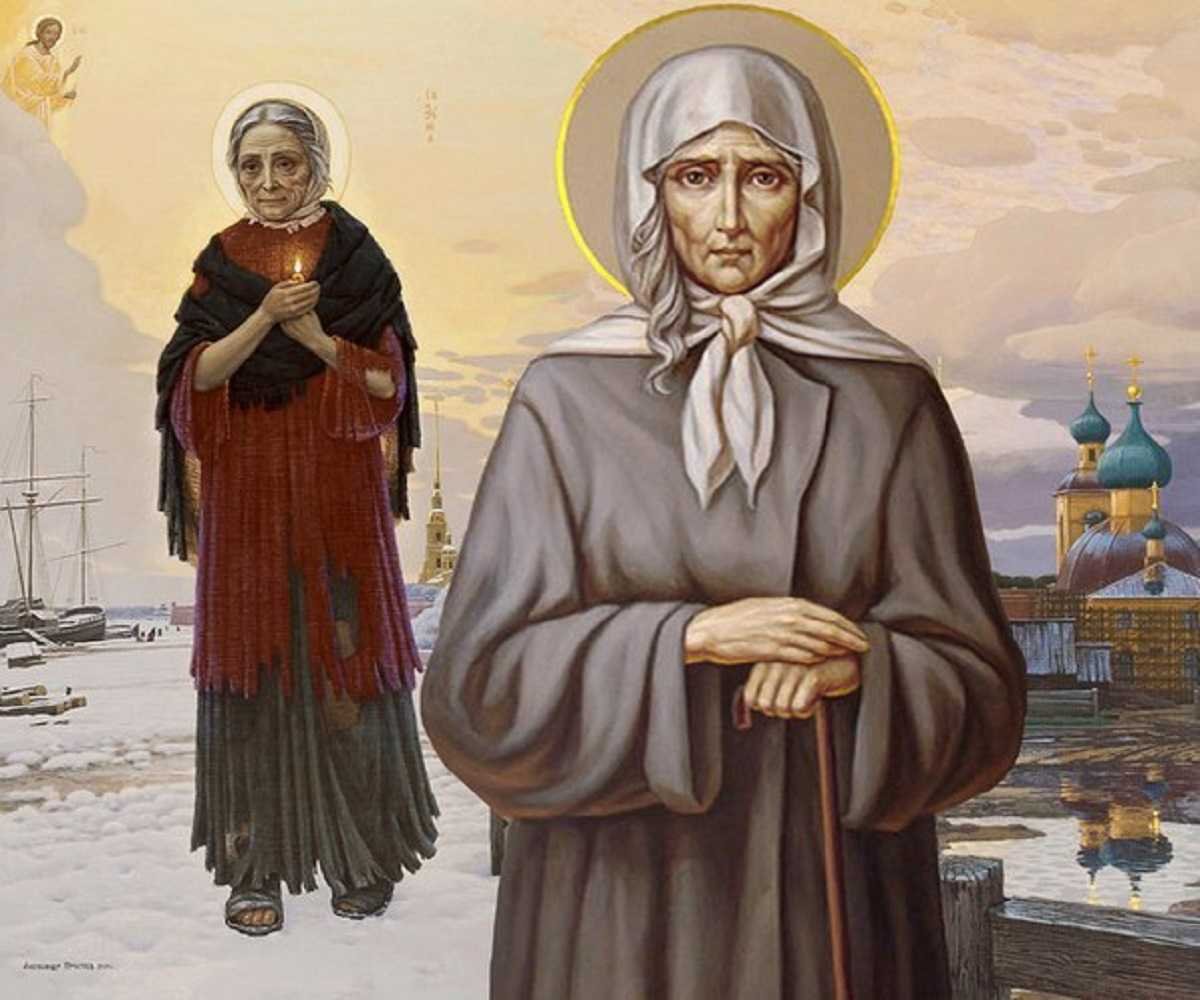 Блаженная Ксения Петербургская икона