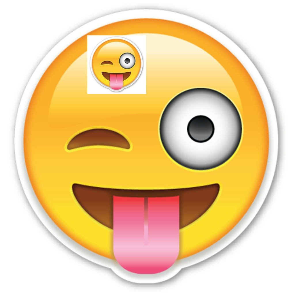 Смайс с высунутым языком