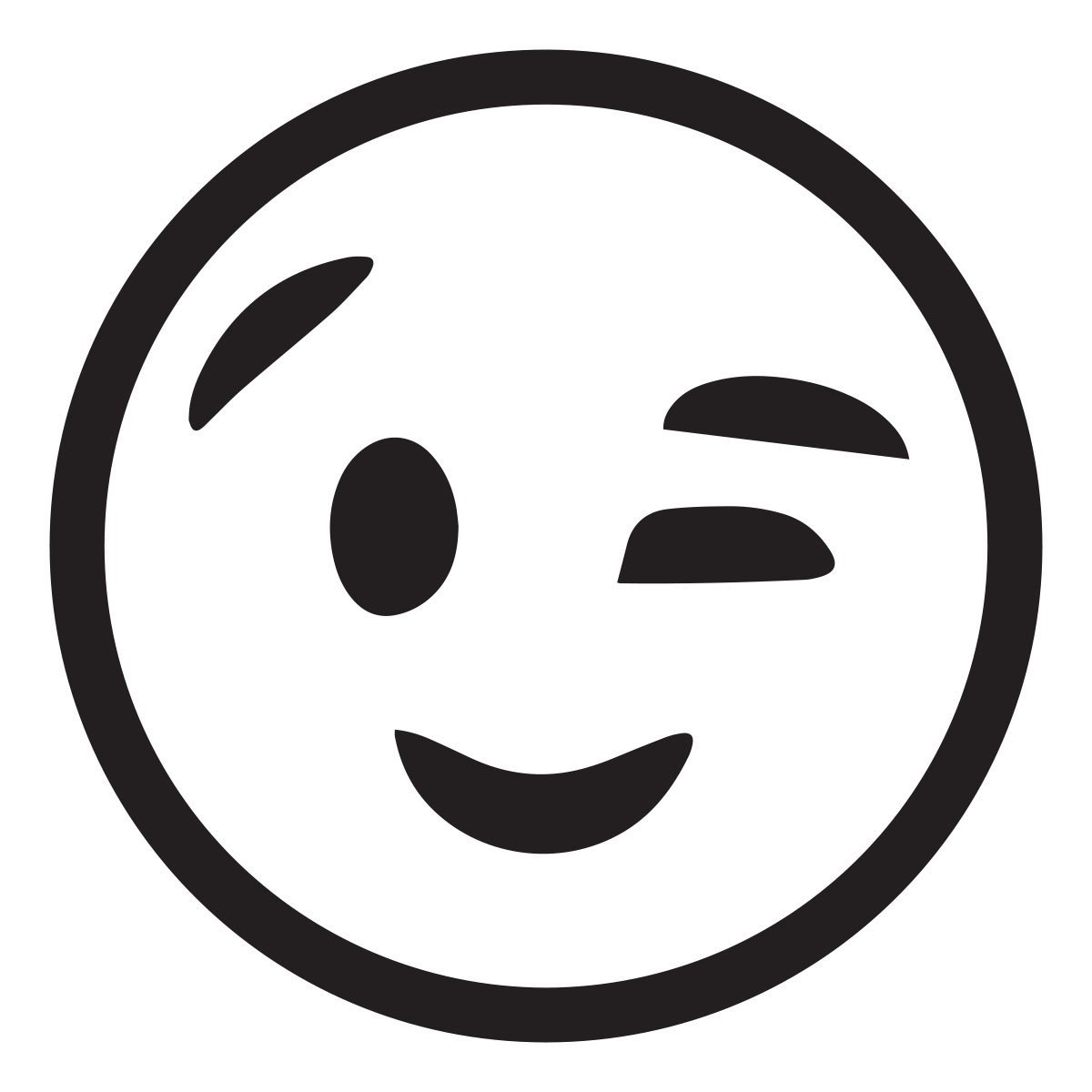 Человек подмигивает арт