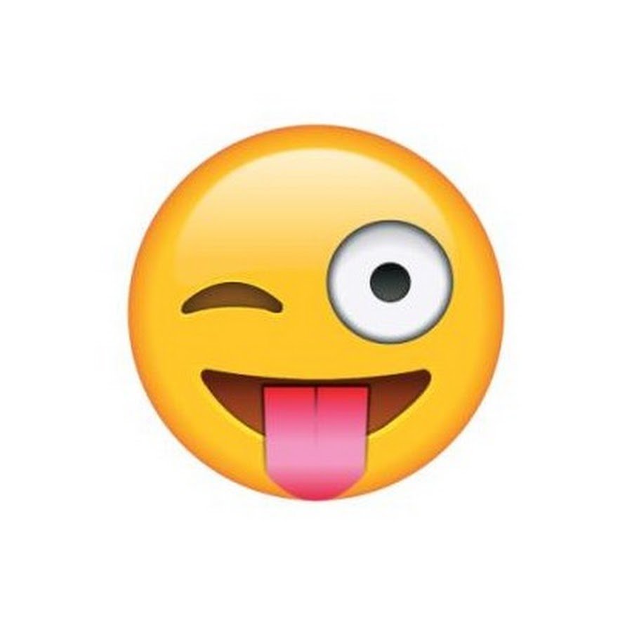 Смайлик улыбка со слезой