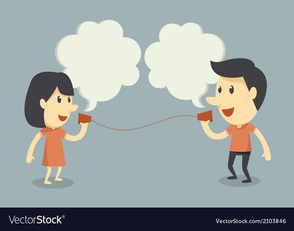 Облако диалога и человек