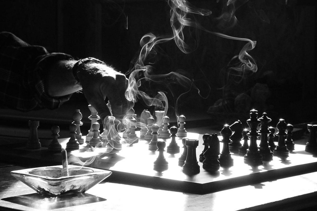 Шахматный фон