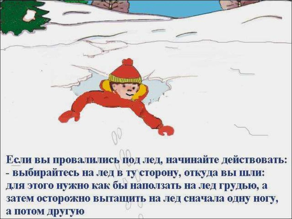 Оказание помощи пострадавшим на льду