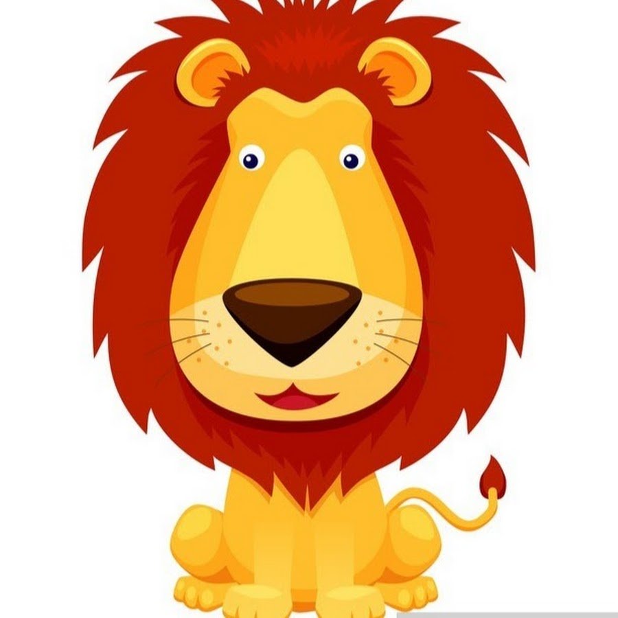 Комикс Лев вектор