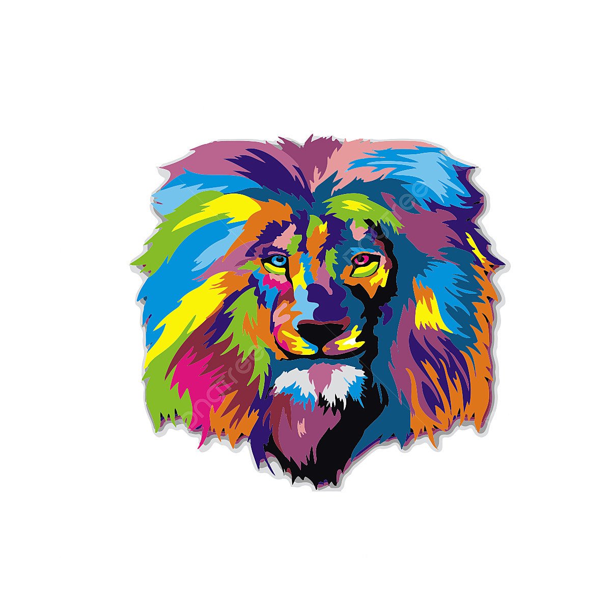 Львёнок арт иконка