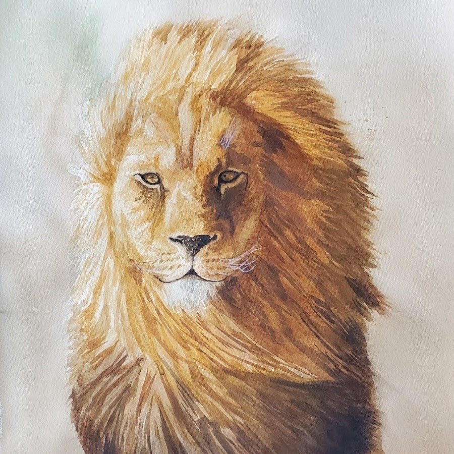 Арыстан рисунок