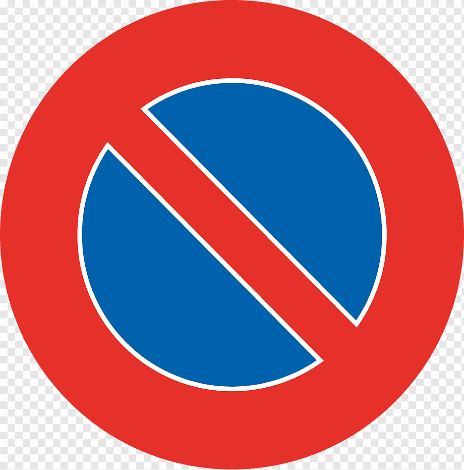 Знак остановка запрещена