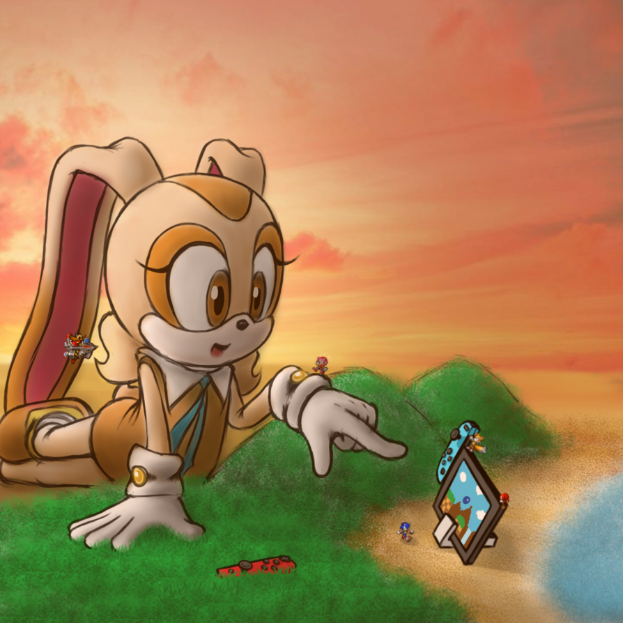 Giant Cream the Rabbit