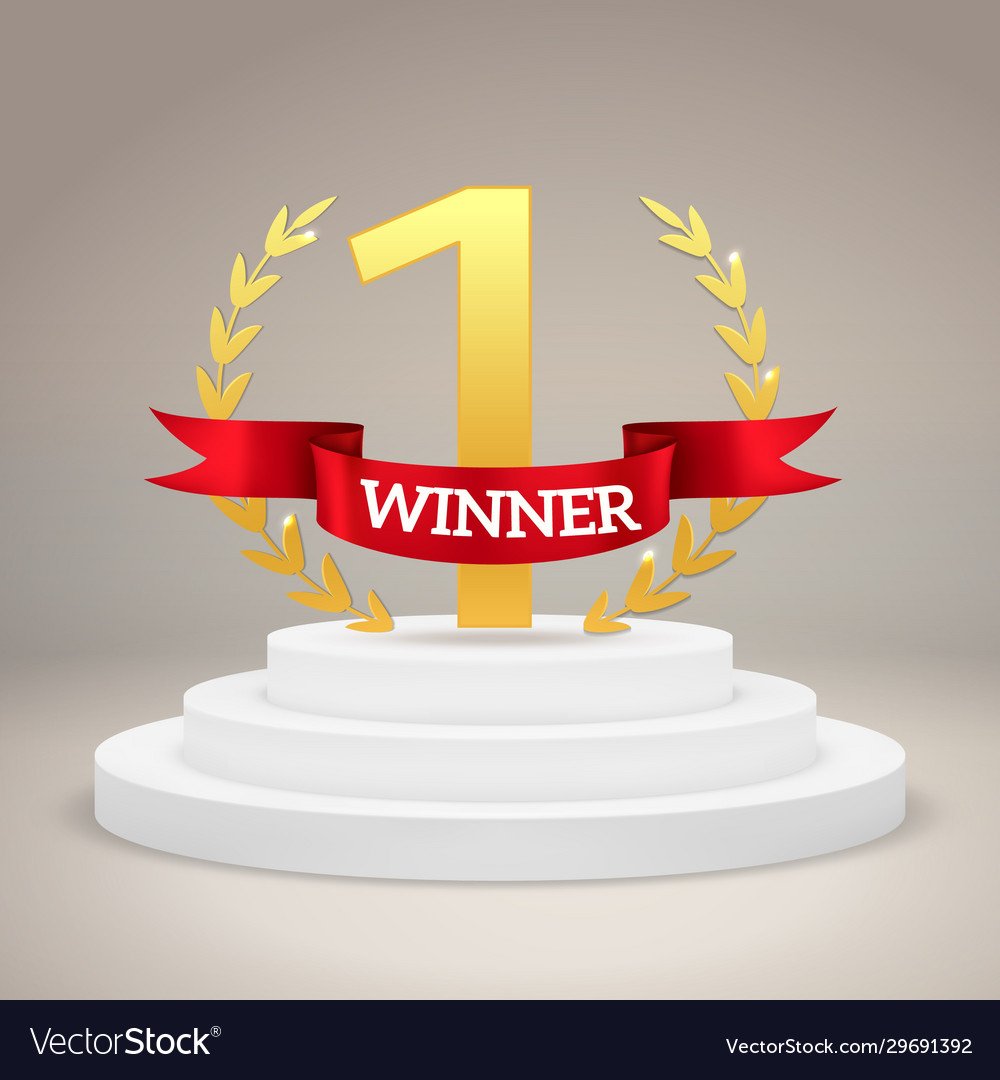 Пьедестал победителей