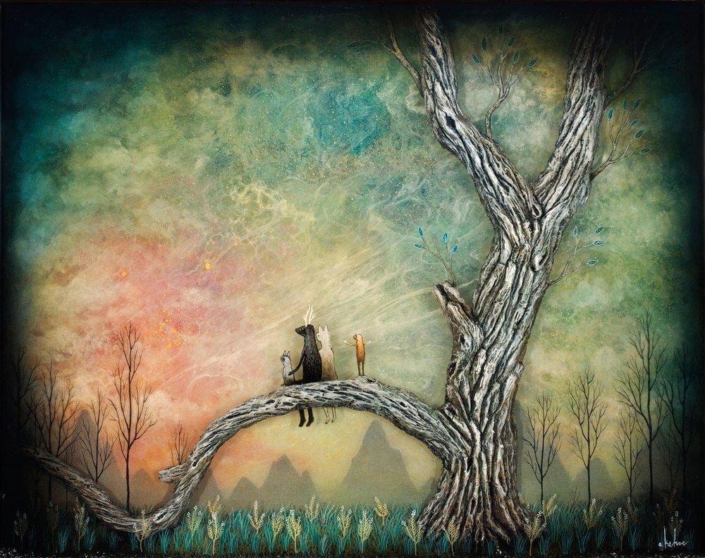 Картины Энди Кехо Лесные духи