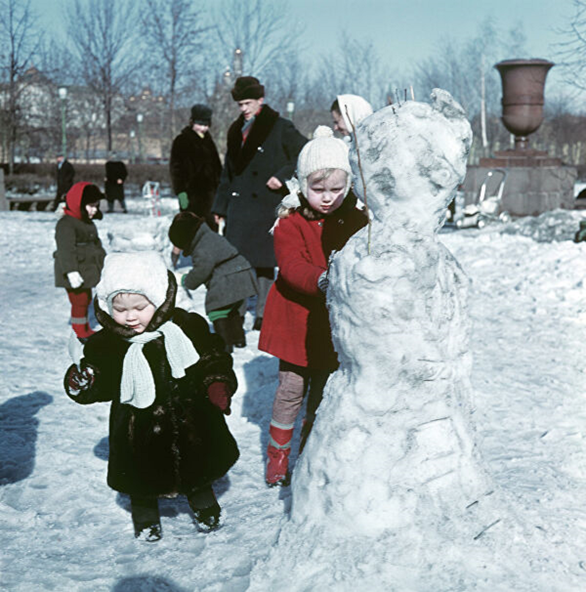 Советское детство зимой