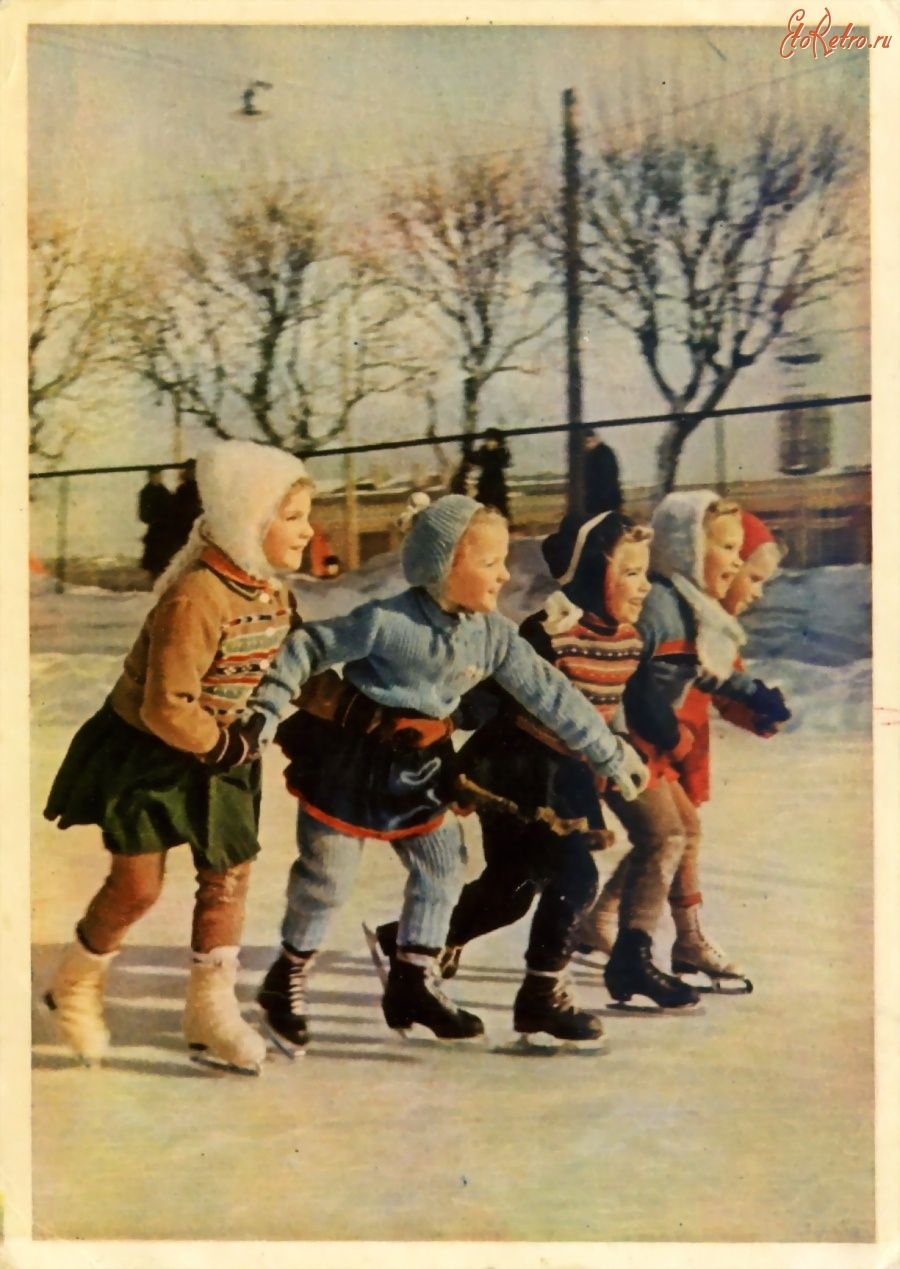 Советские дети зимой