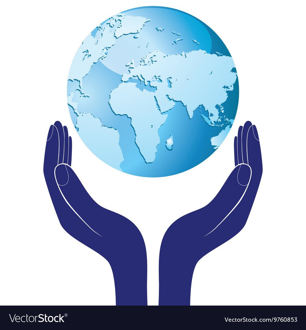 Ладони держат землю