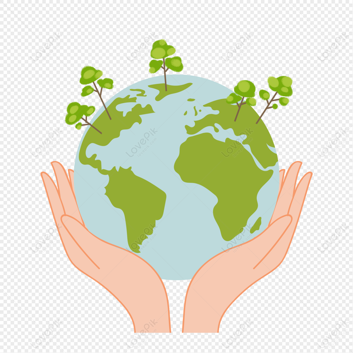 Ладони которые держат землю