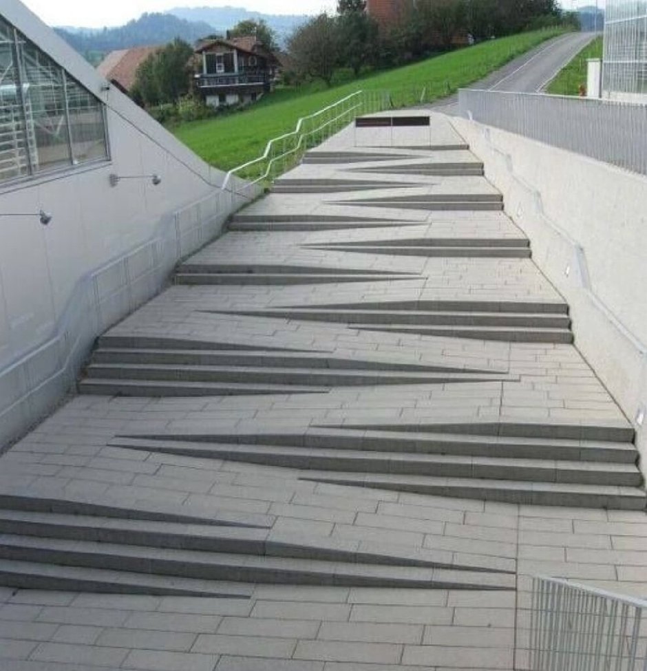 Лестница пандус парк Горького