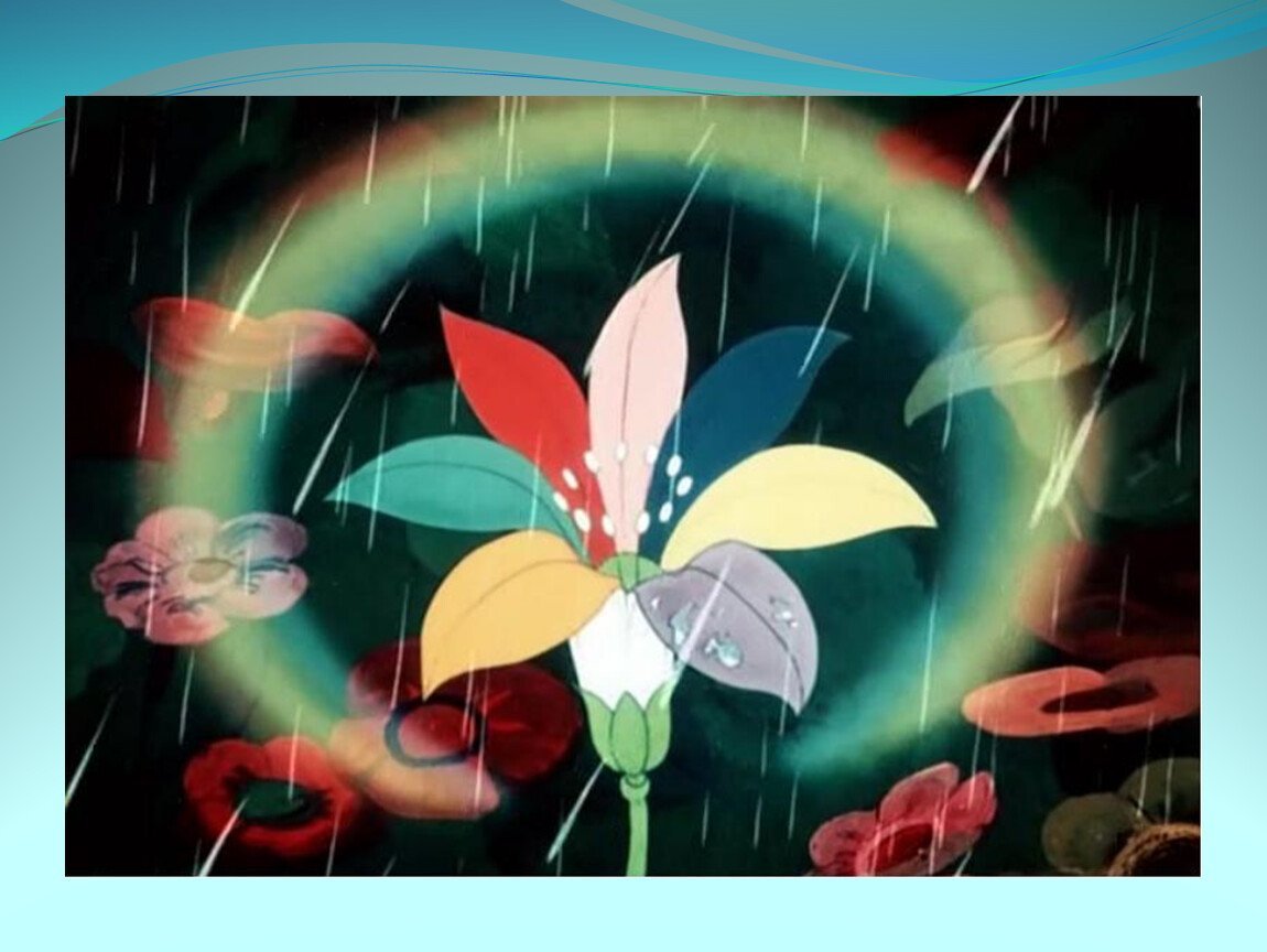 Яркие цветы Графика