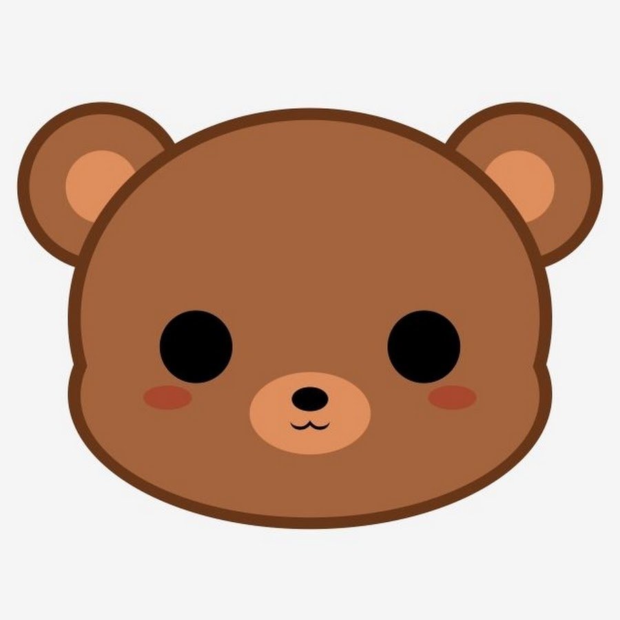 Голова медведя раскраска