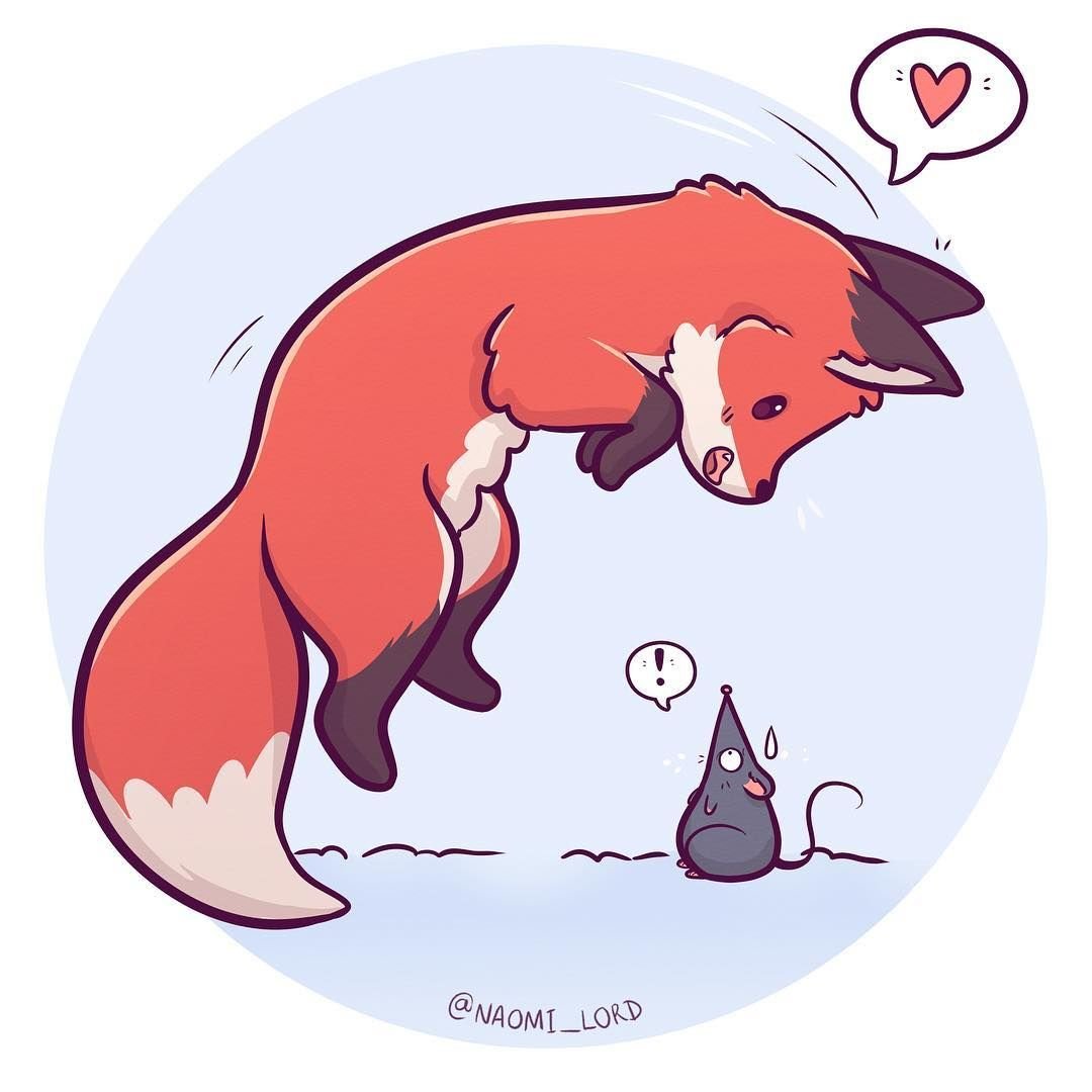 Лиса персонаж вектор