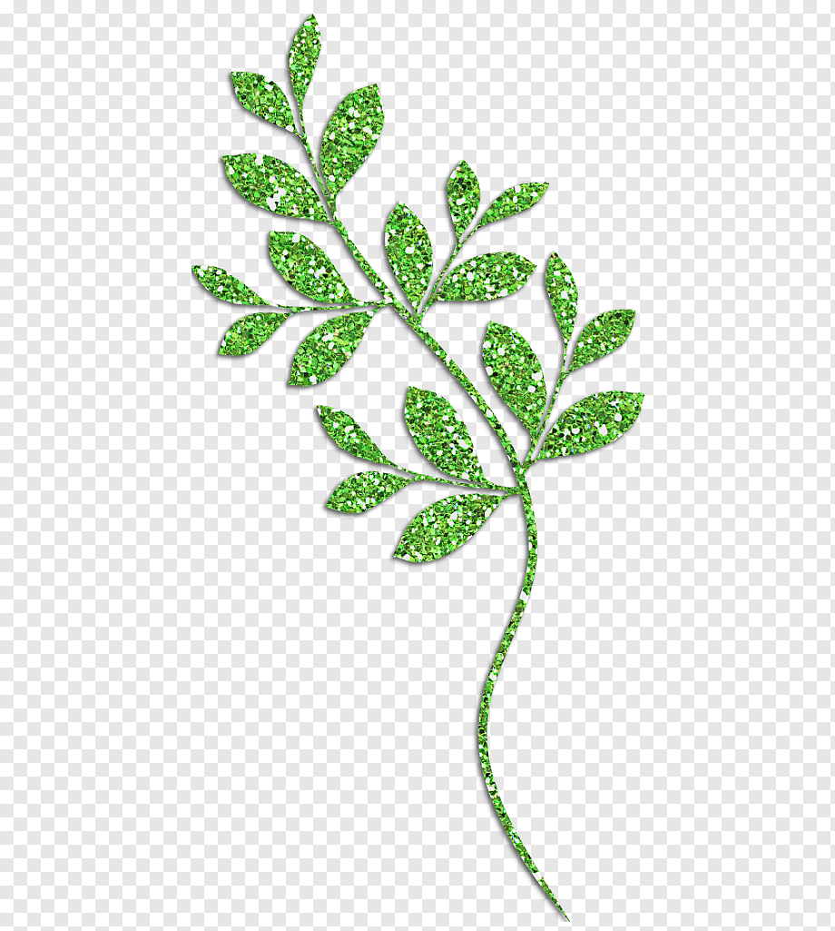 Зеленые листья элементы для оформления