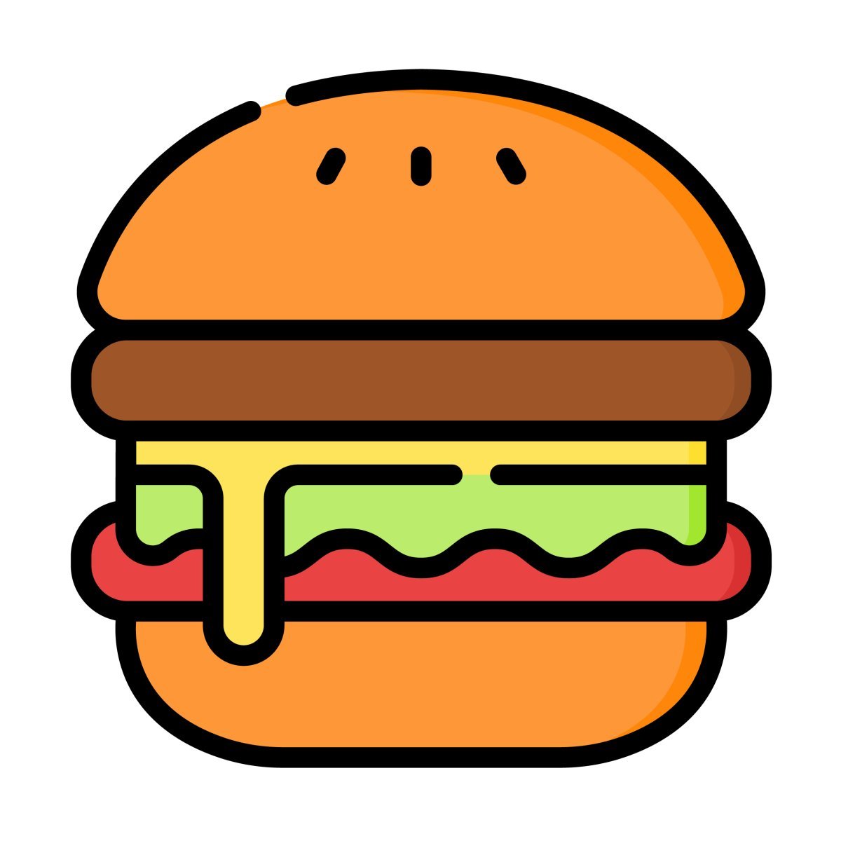 Иконка бургера для приложения