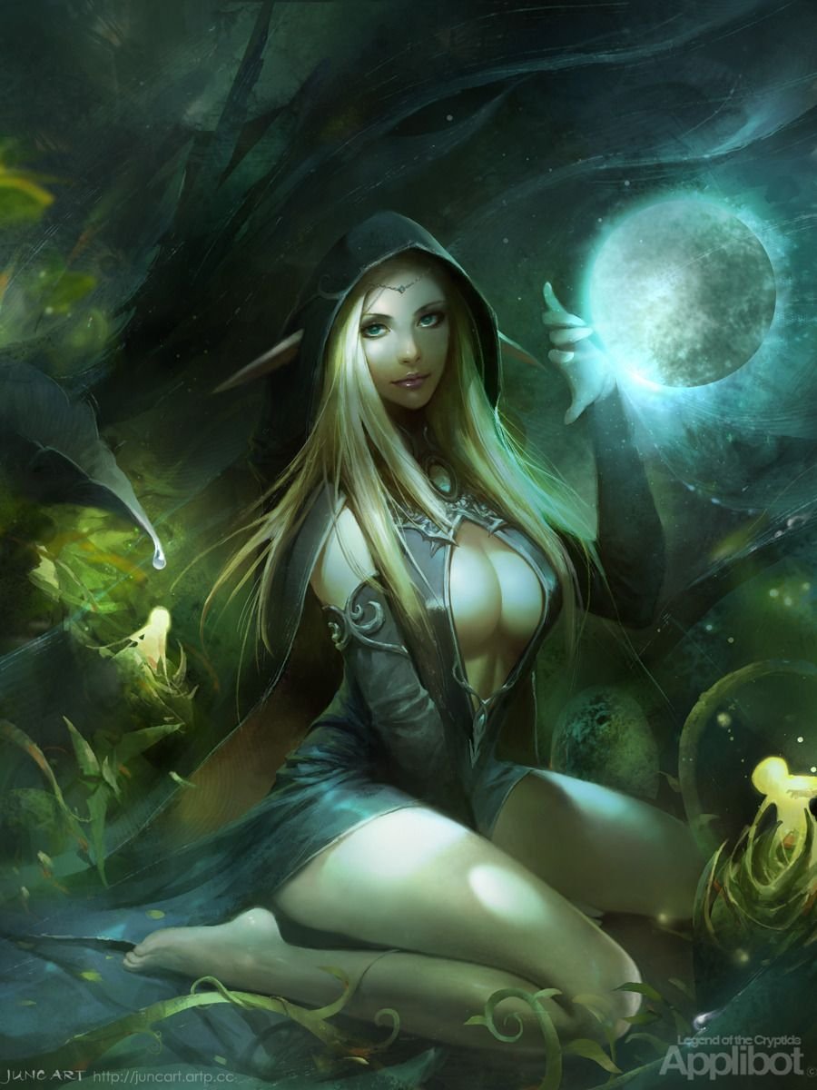 Голые эльфийки в полный рост