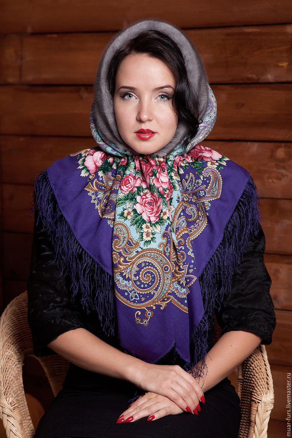 Платок Ирис Павлово Посадский