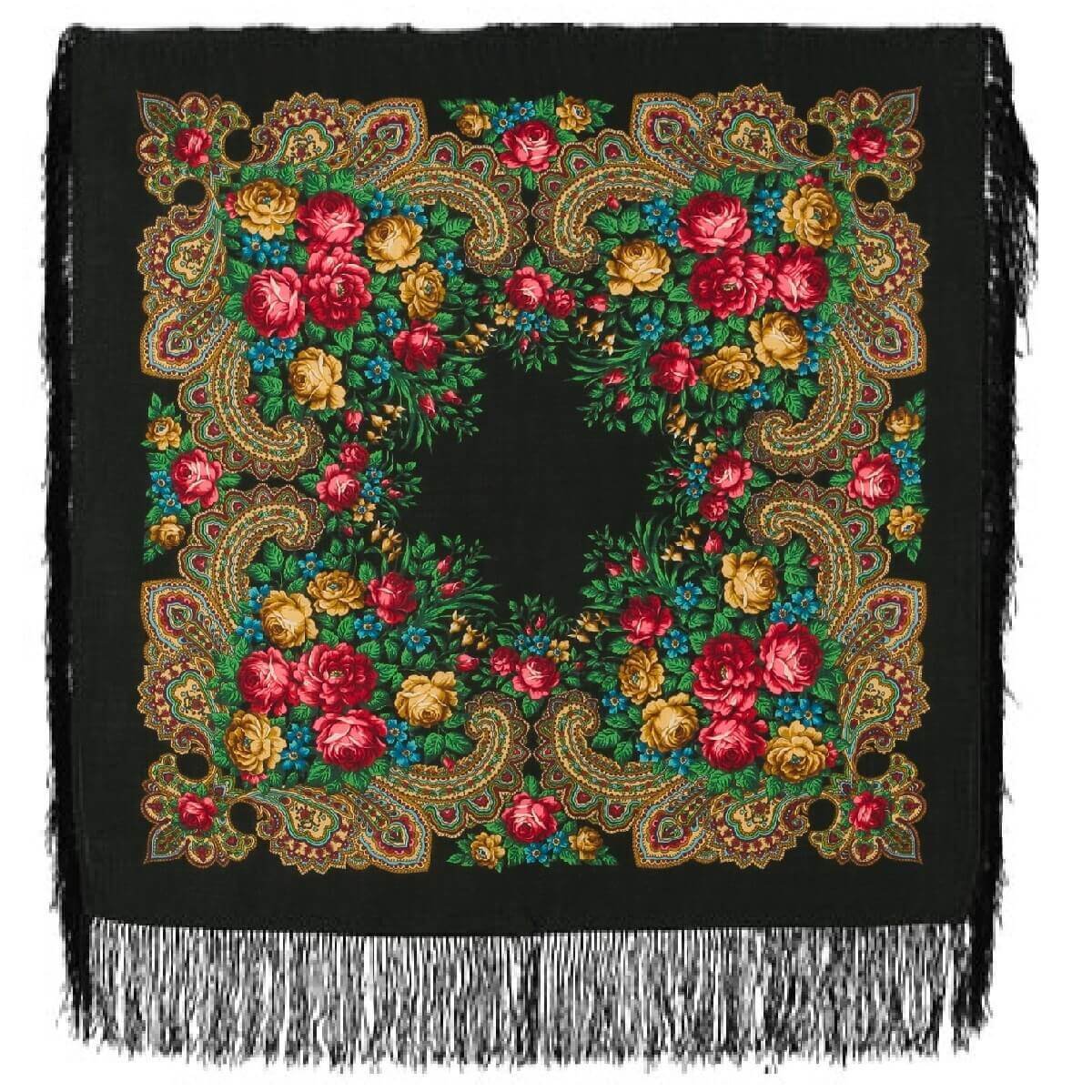 Павлопосадский платок незнакомка