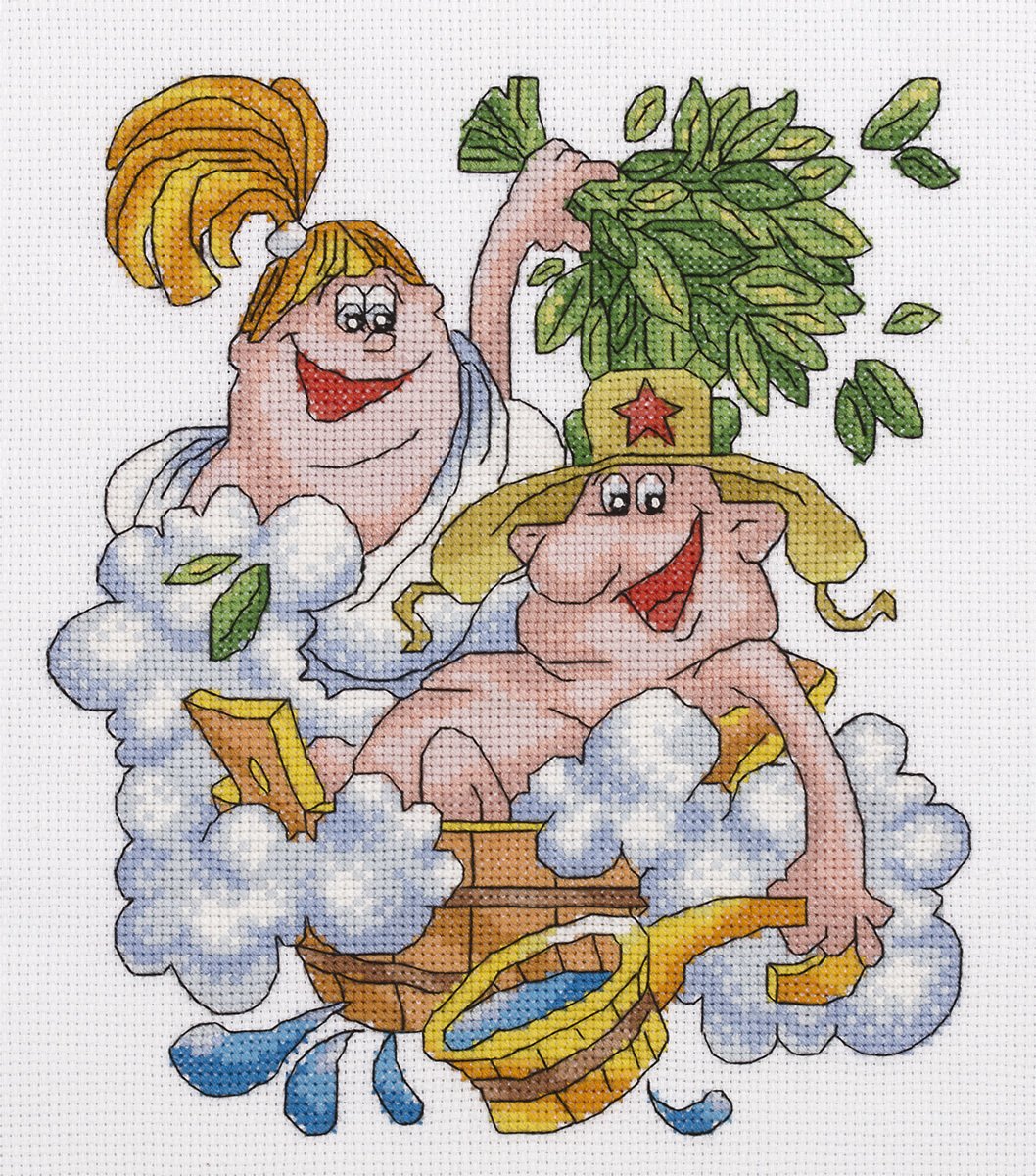 Открытка с лёгким паром для мужчины