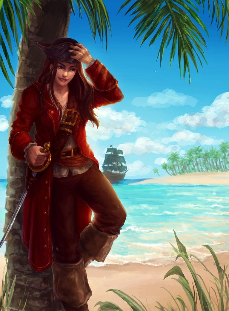Молодой пират арт