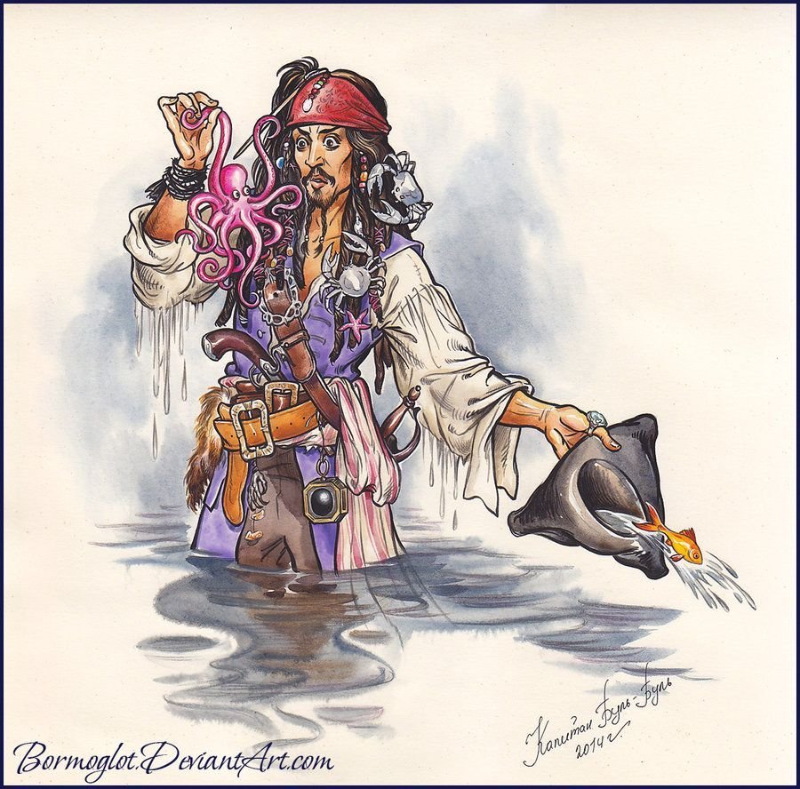 Джек Воробей в Ван Пис