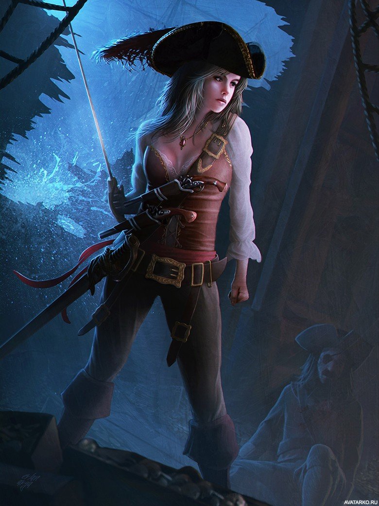 Девушка пират