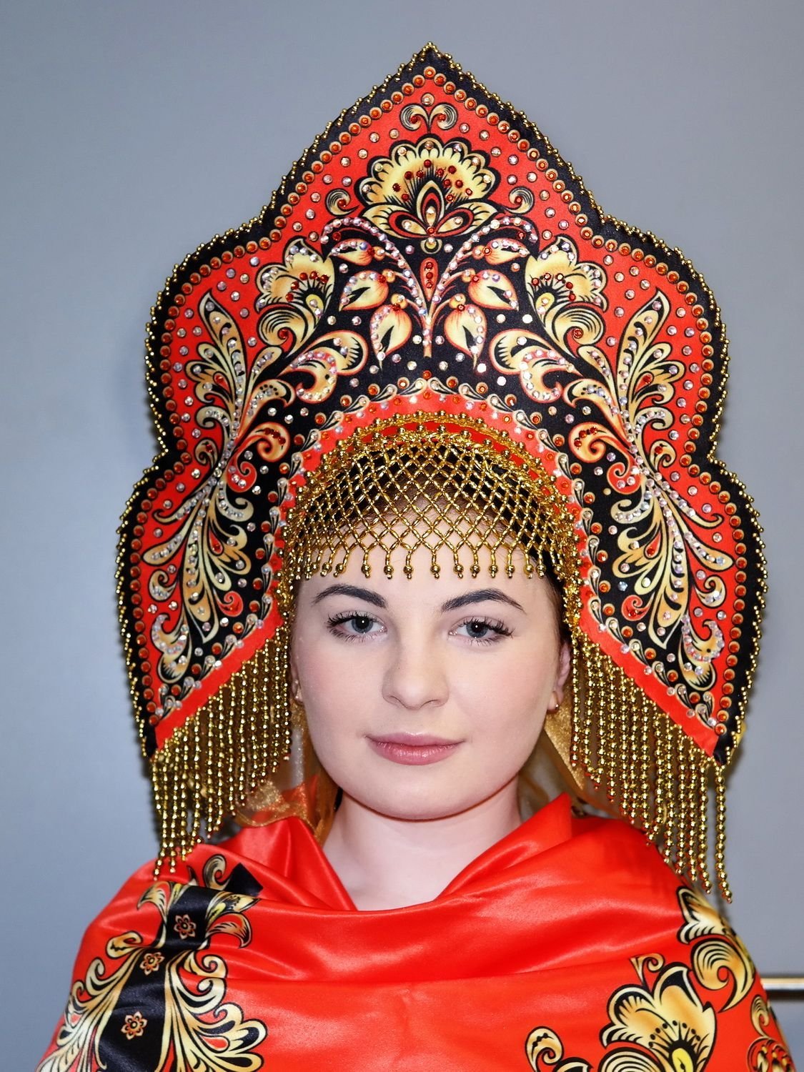 Кичка сорока кокошник повойник