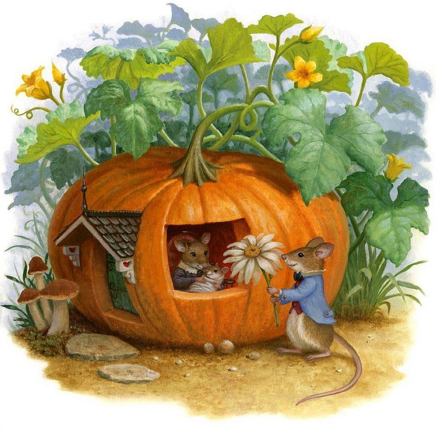 Крыльцо рисунок Хэллоуин