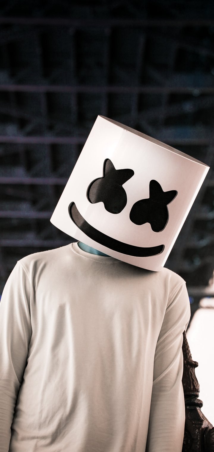 Маршмеллоу диджей без маски