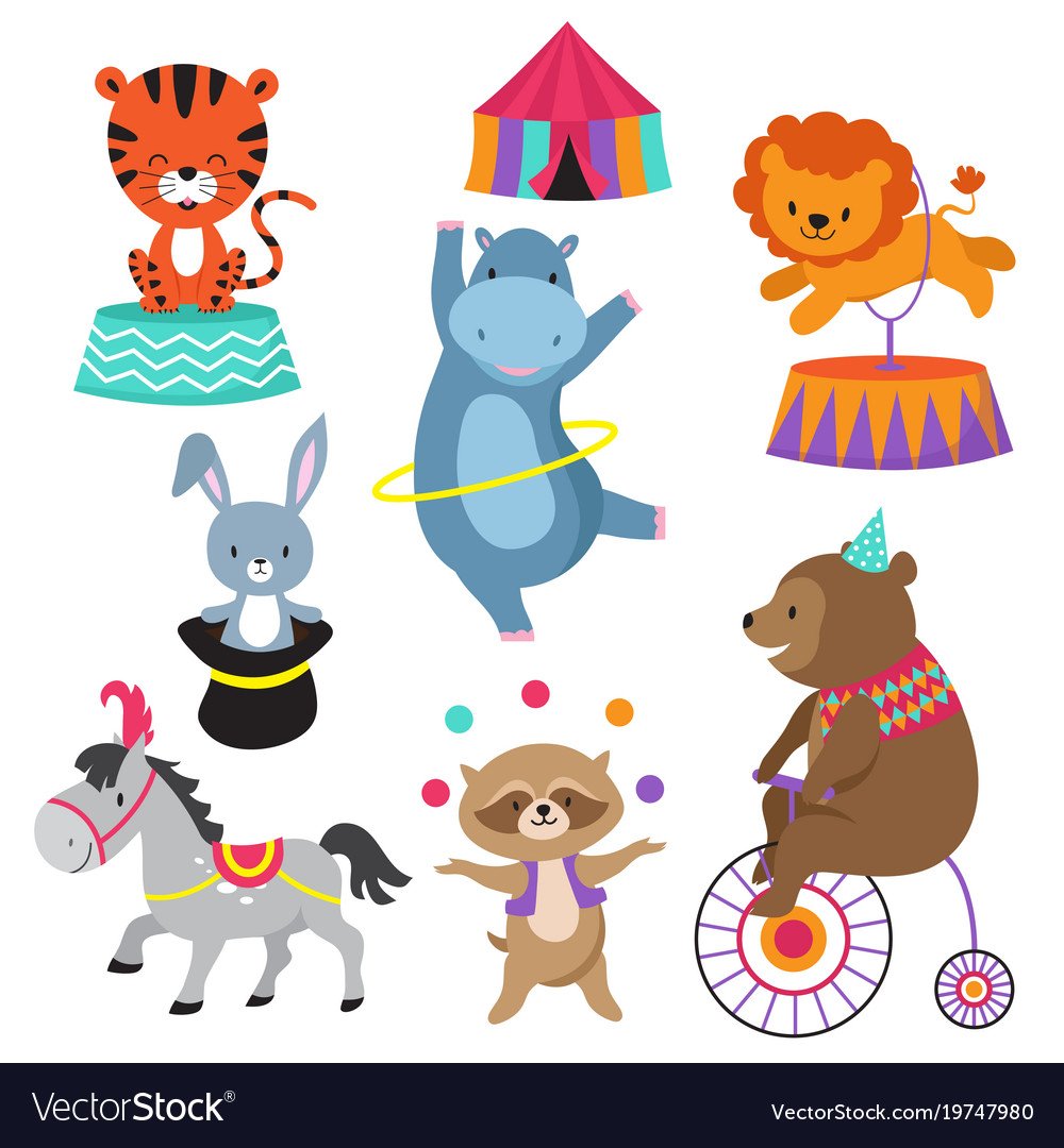 Цирковые животные для детей