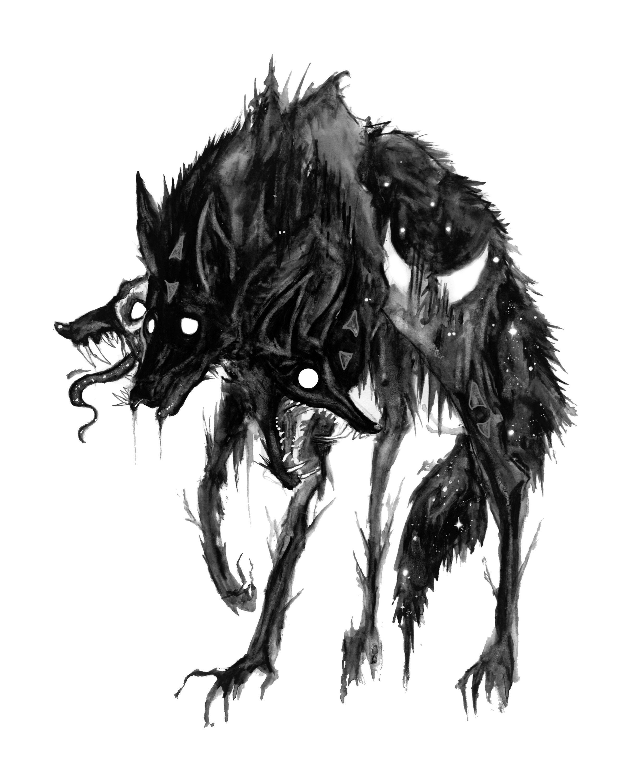 Кошмар собаки. Черный Вольф Вольф человек волк.