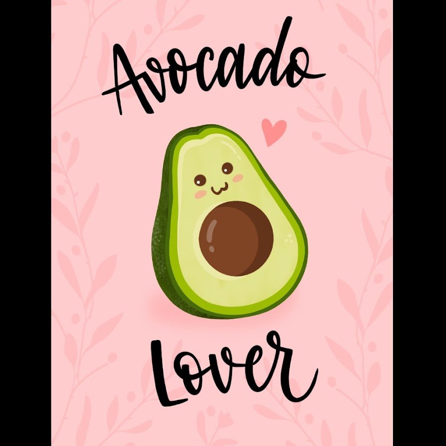 Авокадо обои мультяшные