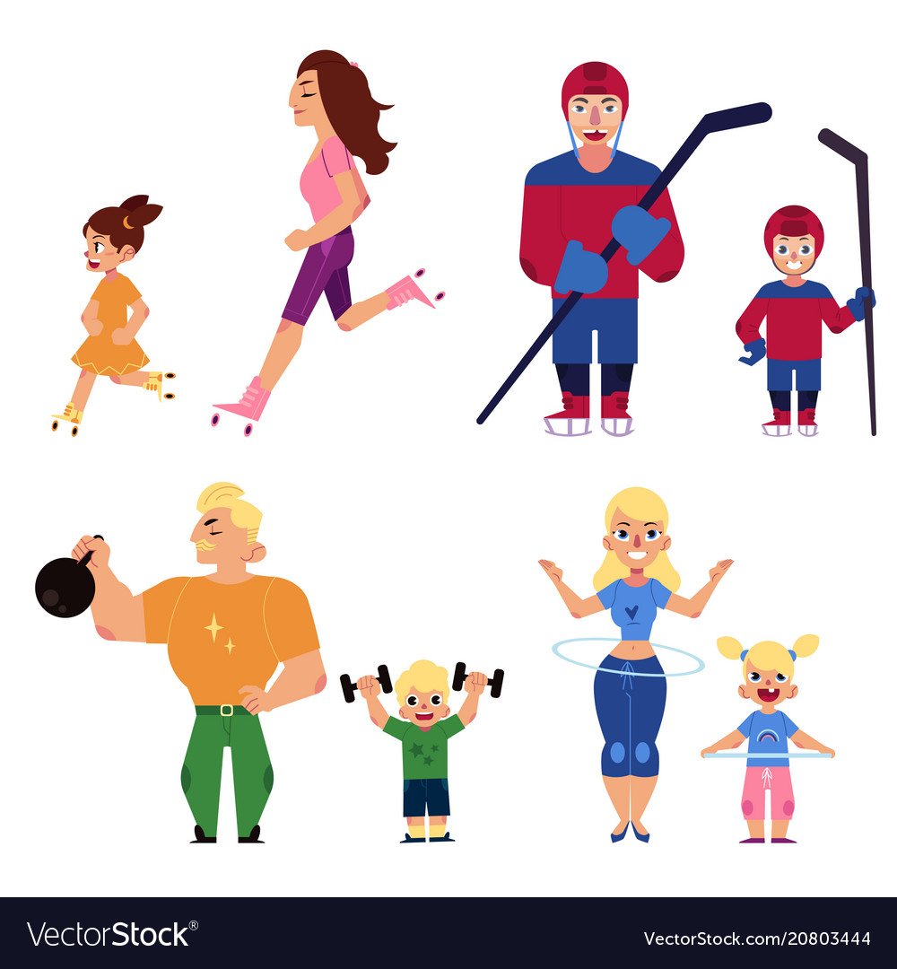 Спортивная семья мульт