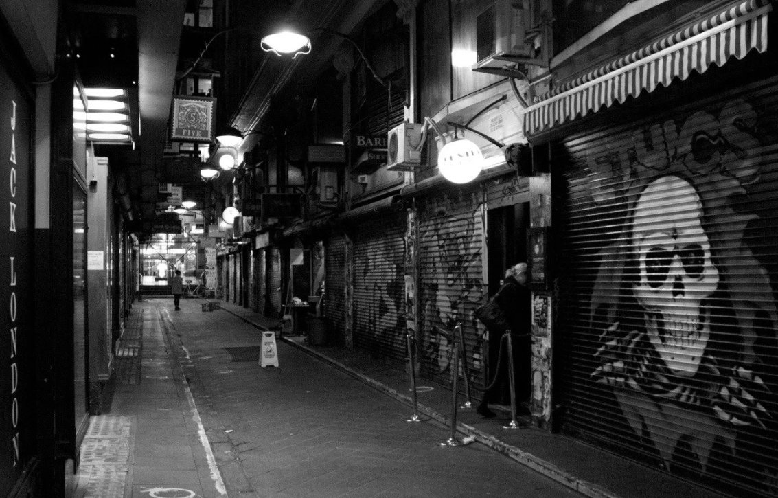 Гетто зима Лос Анджелес переулок