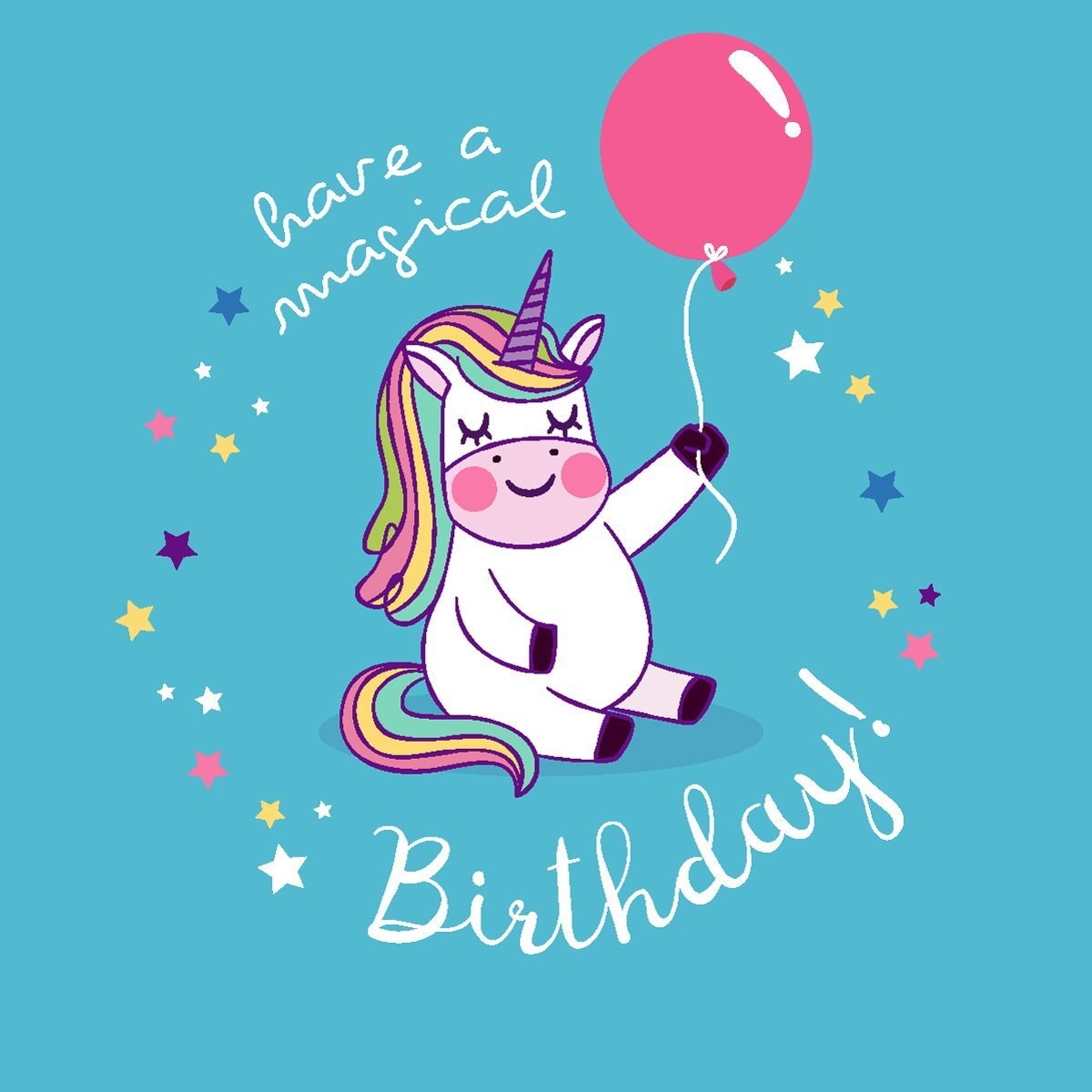 Единорожка с днем рождения