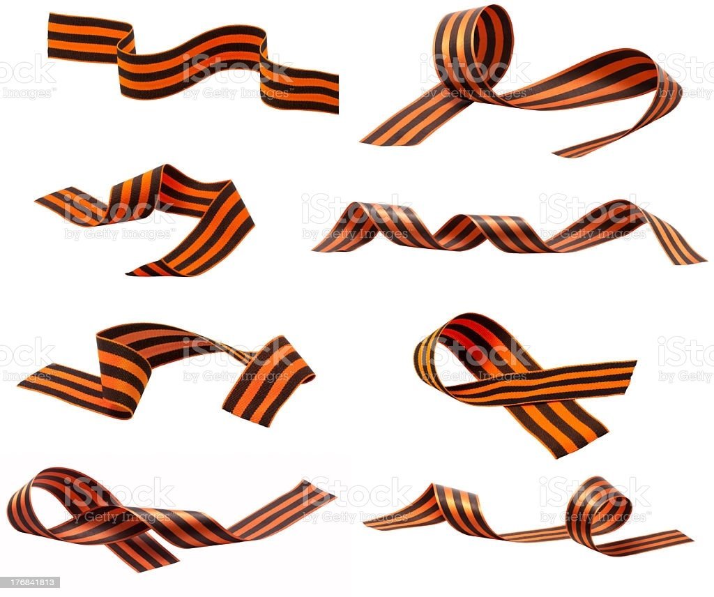 Георгиевская лента акварель