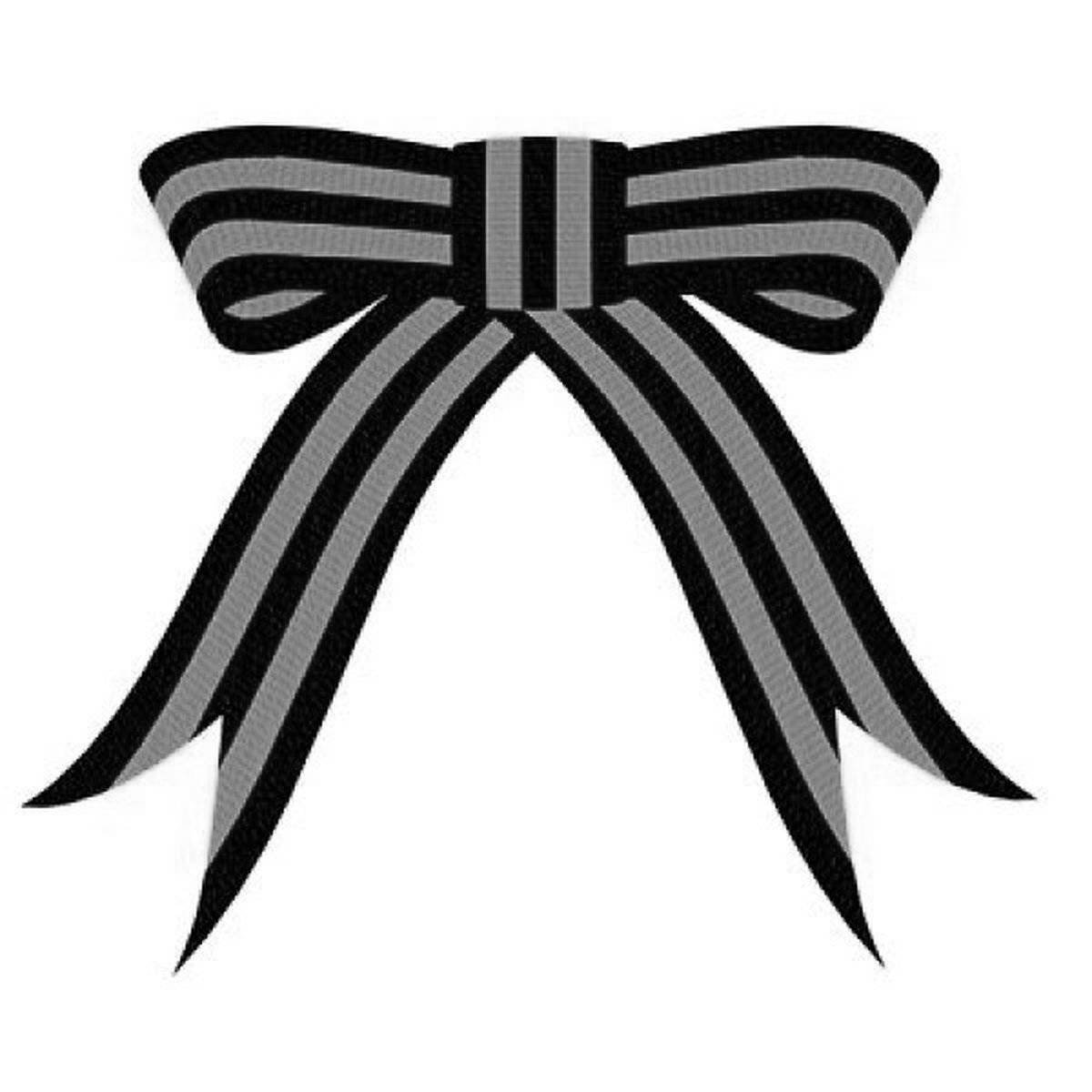 Нарисовать георгиевскую ленту