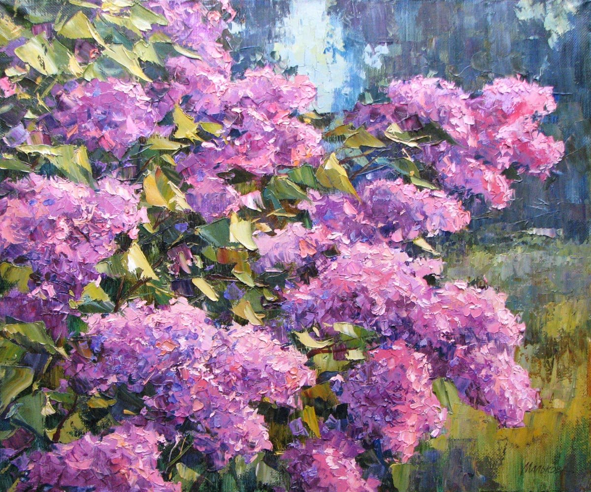 Фотосессия в сирени