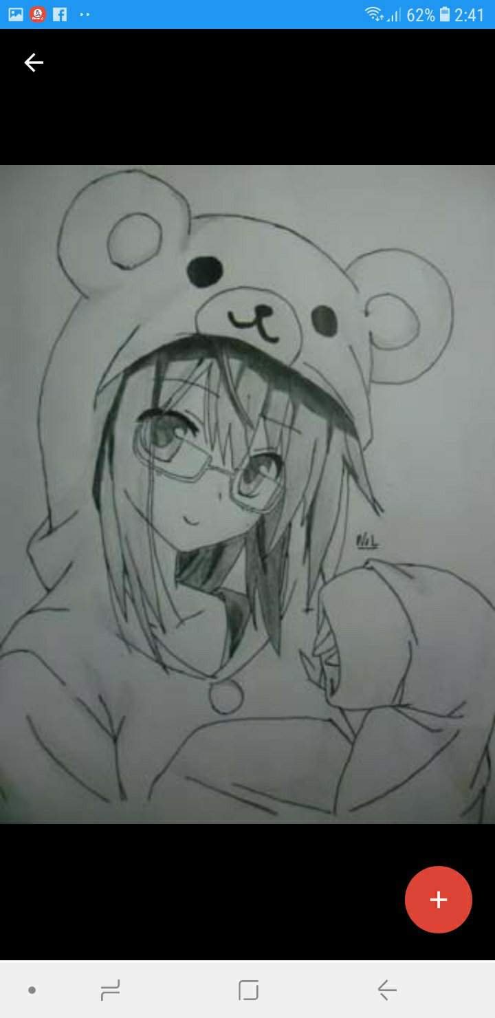 Милое аниме для срисовки