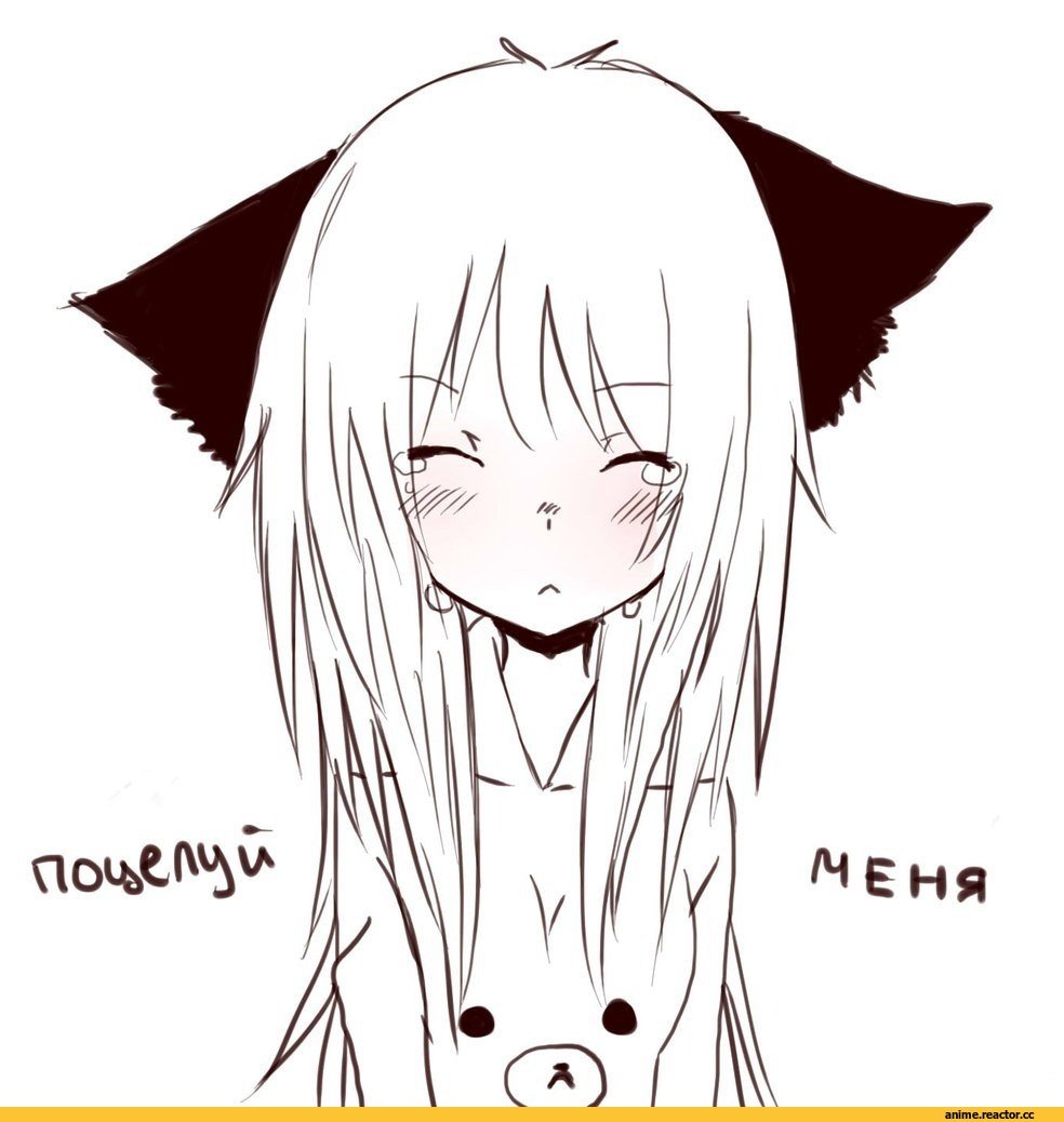 Рисунки лица легкие аниме