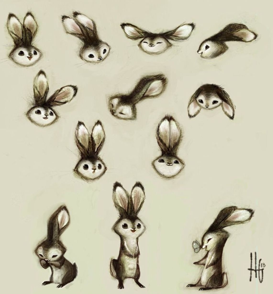 Скетч зверюшки