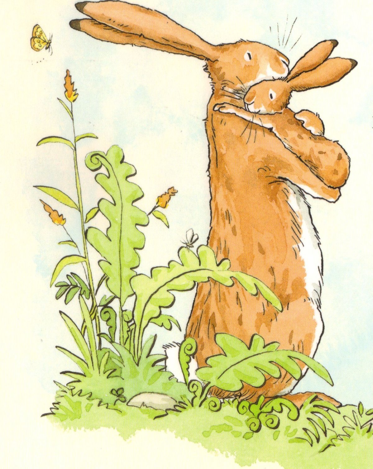 Anita Jeram иллюстрации кролики