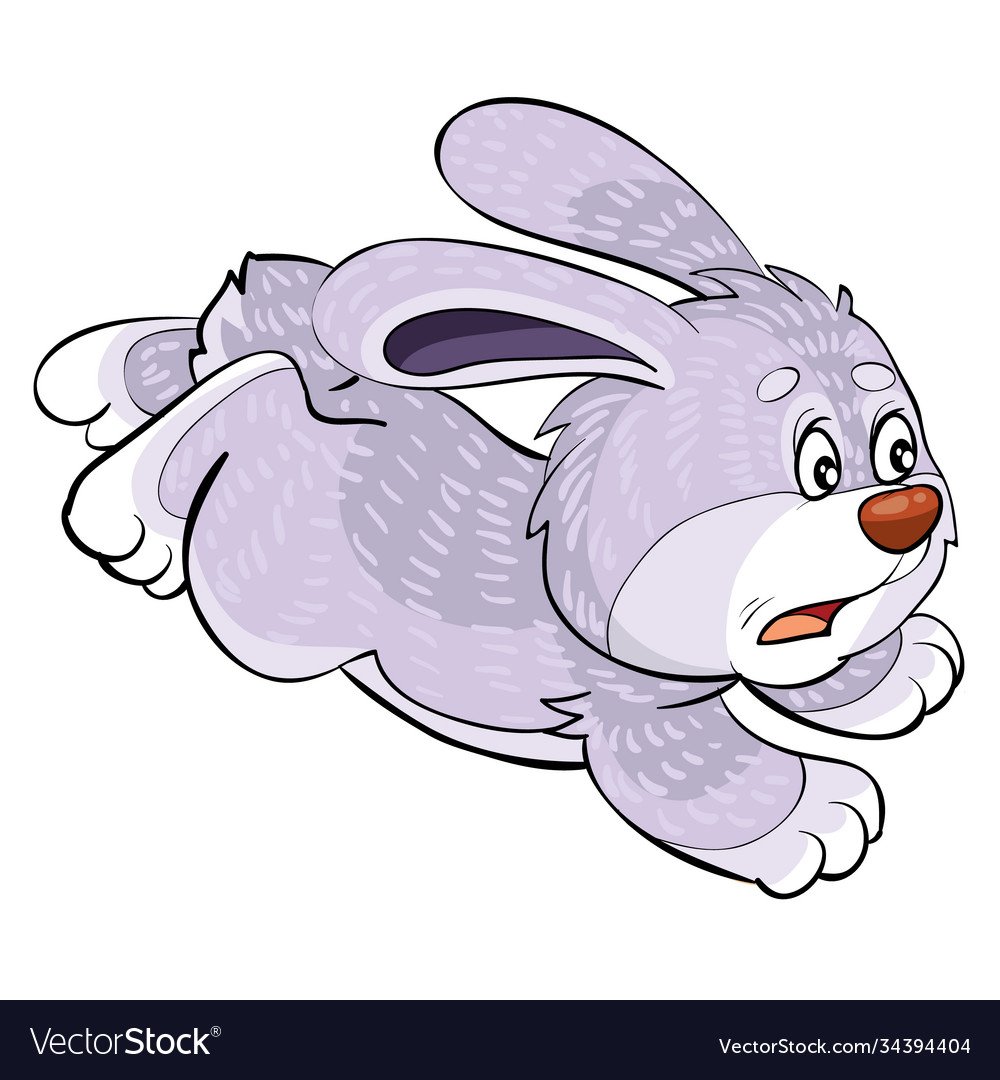 Испуганный зайчик